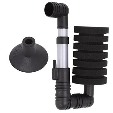 Imagem de CUOFYUNL Filtro de Esponja para Tanque de Peixes Único Ultra Silencioso Filtro de Esponja Bioquímica para Aquário Pequenos Peixes de Água Doce