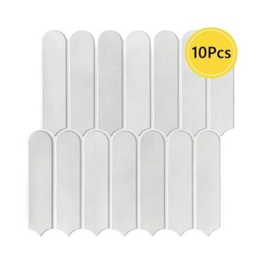 Imagem de Adesivo De Azulejo 3D Em Escama De Peixe Verde 30x30cm, Autoadesivo, R