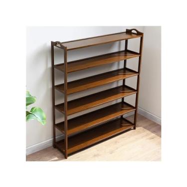 Imagem de Armário de armazenamento de sapatos independente, simples sapateiras, economia de espaço, armazenamento de porta de armário de sapatos, para chinelos, tênis, saltos, botas (tamanho: M) (uma cor média)