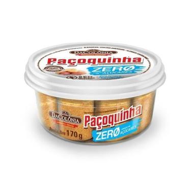 Imagem de Paçoca Rolha Zero Açúcar 170g - DaColônia - Paçoquinha Sem Glúten e Ve