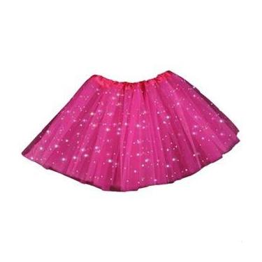 Imagem de Saia tule com brilho para festa Carnaval Bailarina e Fantasia 40cm com