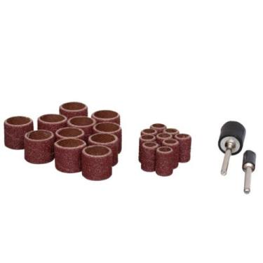 Imagem de Kit de lixas + suporte para micro retifica com 42 peças - LXR001 - Wes