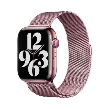 Imagem de Pulseira Milanese De 49mm, 46mm, 40mm, 45mm, 41mm, 38mm, 44mm Para App