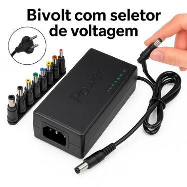 Imagem de Fonte Universal Notebook Manual Energia Bivolt Versátil