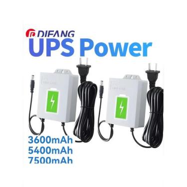 Imagem de Fonte De Alimentação UPS Para Câmera WiFi Externa DIFANG DC12V 7500mAh