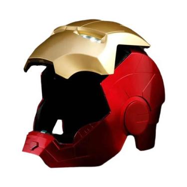Imagem de Modelo De Capacete Elétrico Do Homem De Ferro Da Marvel, Brinquedo Lum