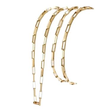 Imagem de Corrente Feminina Tijolinho Ouro 18K 750 Maciça 45 cm 5,50 g Elo Largo 1,80 mm com Certificado