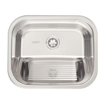 Imagem de Tanque de Encaixe Tramontina Hera 34 L em Aço Inox Polido 50x40 cm