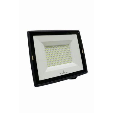 Imagem de Holofote Refletor Led 300w Bivolt Branco Frio Prova Dágua - MAGALU