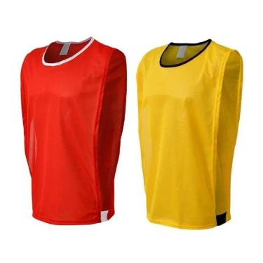 Imagem de 10 Coletes de Treino Divididos em Duas Cores (5 Vermelhos + 5 Amarelos)-Unissex
