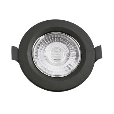 Imagem de Spot De Led Embutir Slim Mr16 Redondo 6w Preto Bivolt Blumenau 6500k Luz Fria
