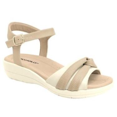Imagem de Sandália Feminina Piccadilly 239025 Fascite Plantar Anabela-Feminino