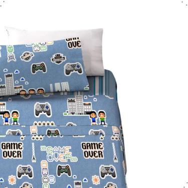 Imagem de Jogo De Cama Solteiro Mix Studio Infantil c/ Lençol de Cima Estampados