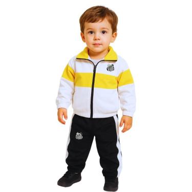Imagem de Agasalho Santos Infantil Conjunto Jaqueta e Calça Oficial