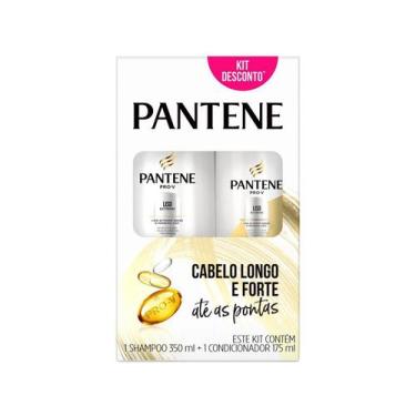 Imagem de Kit Pantene Shampoo 350ml + Condicionador 175ml Liso Extremo, 525ml