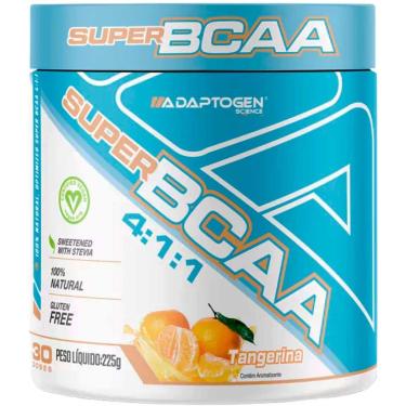 Imagem de Suplemento Super Bcaa 4:1:1 Adaptogen Pote 225g Tangerina-Unissex