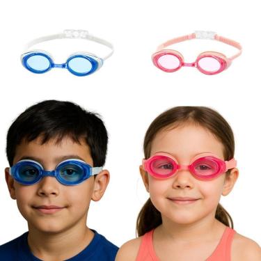 Imagem de Óculos Natação Miopia Kids Teen Shark Com Lente Grau 6 a 14a-Unissex