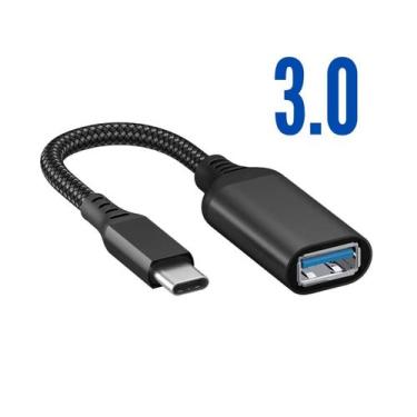 Imagem de Cabo 3.0 Adaptador OTG USB P/ Tipo C Teclado Pendrive Mouse - CABO TIP