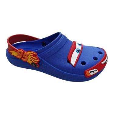 Imagem de Sandália Fechada Infantil McQueen Meninos Carros Desenho Confortável -