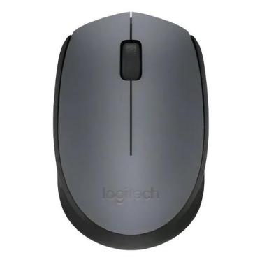 Imagem de Mouse sem Fio Logitech M170 Cinza 1000 DPI Conexão USB 2.4GHZ