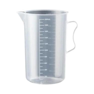 Imagem de Copo Medidor Graduado De Plástico Transparente De Grande Capacidade Co