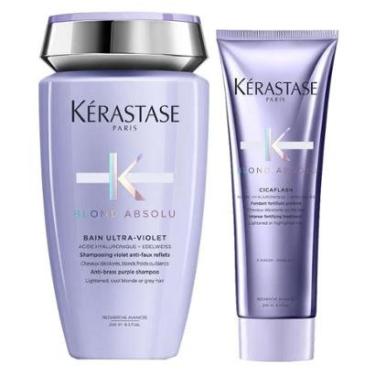 Imagem de Kérastase Blond Absolu Cicaflash Ultra-Violet Kit - Shampoo + Tratamento Kit-Unissex