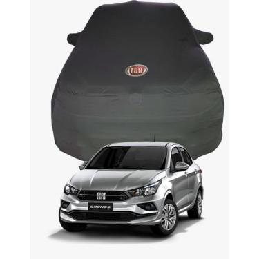 Imagem de Capa de Carro Fiat Cronos Tecido  Lycra Premium - Cadilhe Capas, Preto