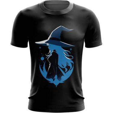 Imagem de Camiseta Dryfit Bruxa Halloween Azul Festa 1 - Kasubeck Store®, INF 12