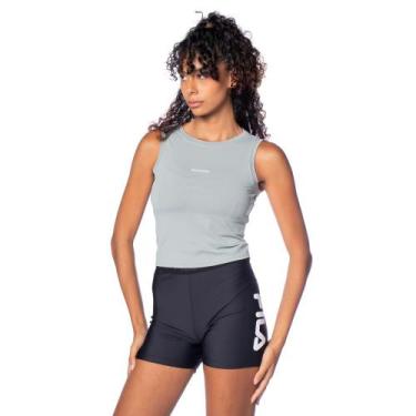 Imagem de Cropped Feminino Estilo do Corpo UV 35+ Verde Claro, Verde, M
