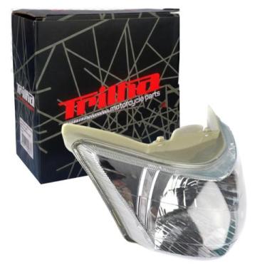 Imagem de Farol Optico Biz 125 Ks/es/biz 125+ Lente Cristal Sem Lampada - Trilha