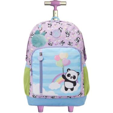 Imagem de Mochila Rodas Panda 16" Mala Escolar Juvenil Menina Teen - Xeryus, Lil
