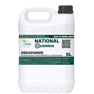 Imagem de Desodorizante para Ambientes Concentrado 5 L Desodorize National Quími