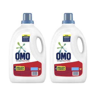 Imagem de Kit Sabão Líquido 5L 2 Unidades Omo - Lavagem Perfeita