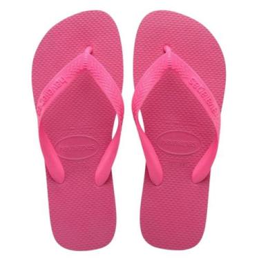 Imagem de Chinelo Havaianas Top Básica Kids, 25/26, Rosa flux