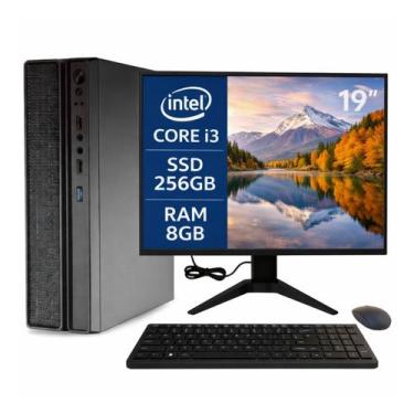 Imagem de Computador PC Slim Completo i3 8ªGen Ram 8GB SSD 256GB Win11 - MultiPc