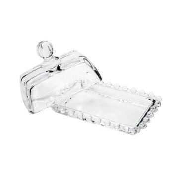 Imagem de Manteigueira De Cristal Com Tampa Pearl 14cm Wolff