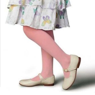 Imagem de Meia Calça Básica Infantil Fio 20 Selene, Rosa, P