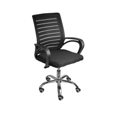 Imagem de Cadeira de Escritório Diretor Roma Oficial Preta - Oficial Webshop