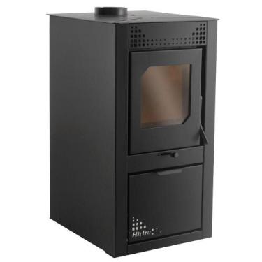 Imagem de Calefator a Lenha Hidro Heros Dupla Combustao Preto