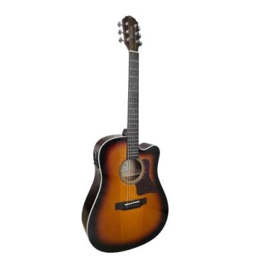 Imagem de VIOLÃO ELETROACÚSTICO GIANNINI DREADNOUGHT PERFORMANCE AÇO GDC PLUS CE