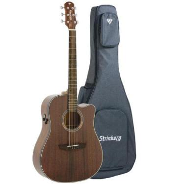 Imagem de Violão Strinberg DD1C MGS Diamond Series Folk de Aço com Bag, Diamond 