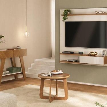 Imagem de Conjunto 3 Peças Sala de Estar Mesa de Centro Jasmin e Aparador Malibu