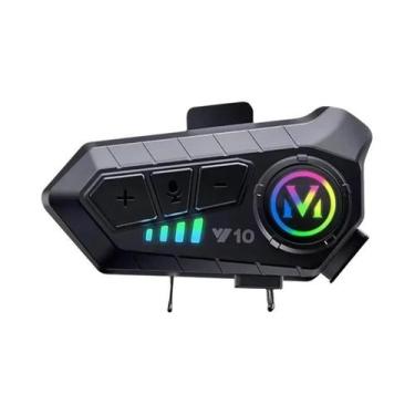 Imagem de Fone De Ouvido Bluetooth Para Capacete De Moto Com Controle Por Voz, C