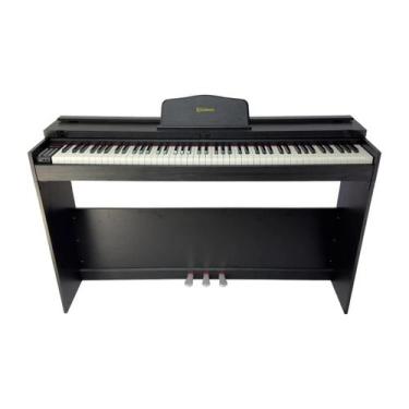 Imagem de Piano Digital Waldman Staccato DPST-88 Bluetooth 88 Teclas, Preto