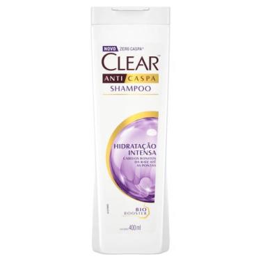 Imagem de Shampoo Anticaspa Clear Hidratação Intensa 400ml - Clean & Clear