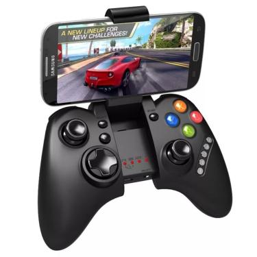 Imagem de Controle Gamepad Sem Fio p/ Celular Bluetooth Joystick ipega android 9021