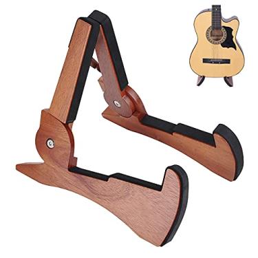 Imagem de Yajun Suporte Universal de Madeira Maciça para Violão, Dobrável e Portátil