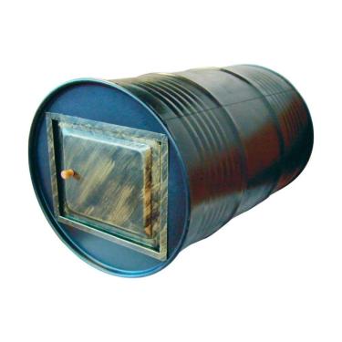 Imagem de Forno A Lenha De Tambor Grande 200 Litros