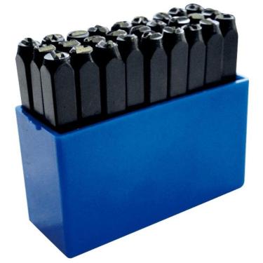 Imagem de Kit Marcador Punção Alfabeto 5mm (27 Peças)