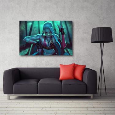 Imagem de Quadro decorativo League of Legends - A Tela em Tecido